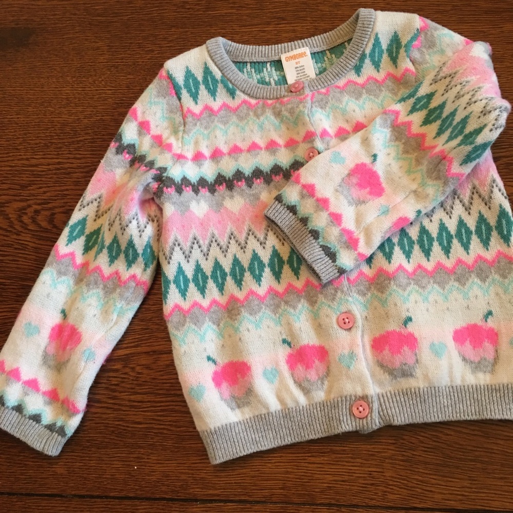 Gymboree- cupcake cardigan